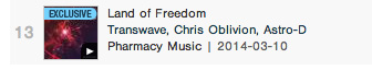 Land of Freedom hits #13 on Beatport chart