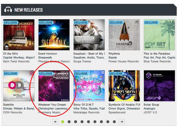 Christopher Lawrence – Whatever You Dream at #12 on Beatport chart