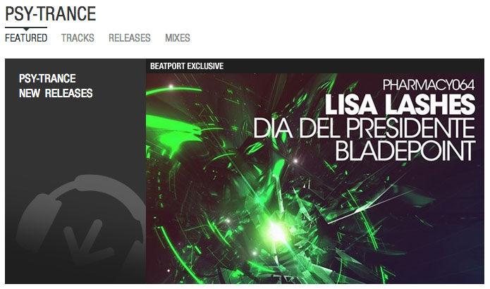 Lisa Lashes – Dia del Presidente / Bladepoint is featured release on Beatport