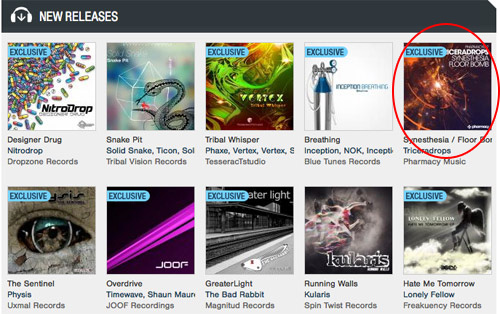 Triceradrops – Synethesia / Floor Bomb hits #13 on Beatport chart