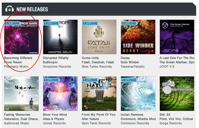 Frost Raven – Becoming Different is Featured Release on Beatport