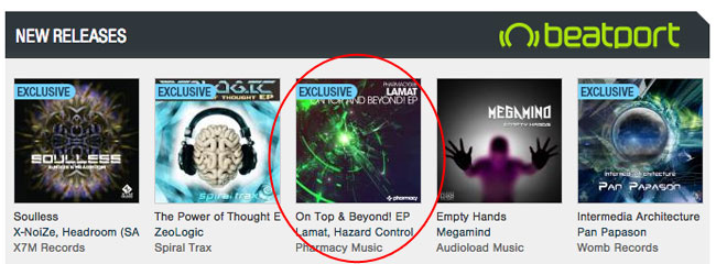 Lamat – On Top and Beyond! EP is Featured Release on Beatport