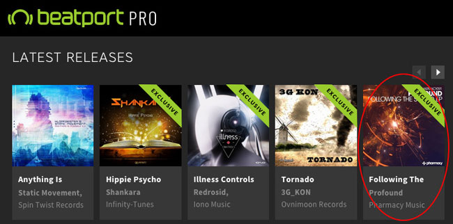 Profound – Following the Sound is a Featured Release on Beatport