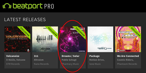Pablo Schugt – Dreams / Solar Wave is Featured Release on Beatport