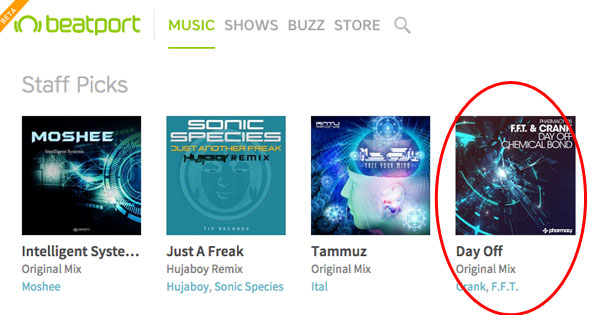 F.F.T. & Crank – United Musical Patterns EP is Staff Pick on Beatport