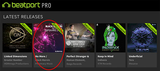 Black Marvin – No More / Tryptamine Land is Featured Release on Beatport