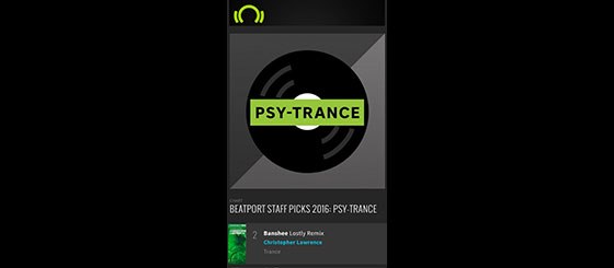 Christopher Lawrence – Banshee (Lostly Remix) named Beatports #2 Psy-Trance track for 2016