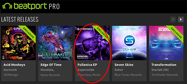 Superoxide – Fullonica EP is a Featured Release on Beatport
