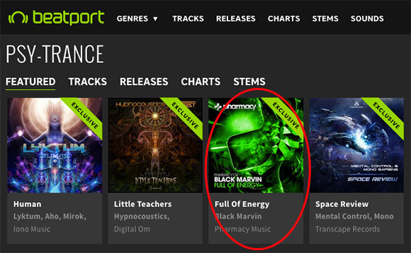 Black Marvin – Full Of Energy is a Featured Release on Beatport