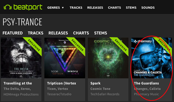 Changes & Calixta – The Guardians is a Featured Release on Beatport
