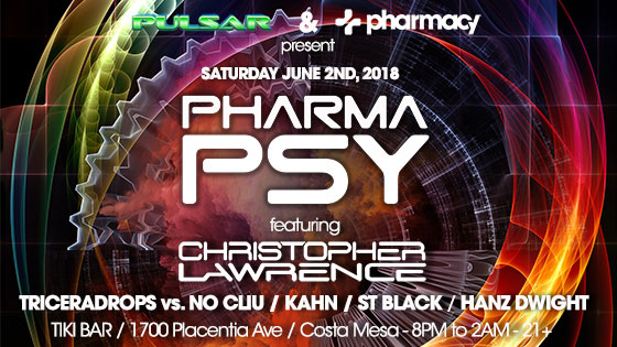 Pharma-PSY in Orange County on June 2nd