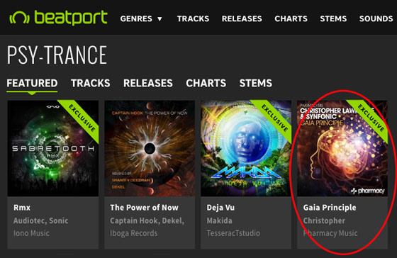 Christopher Lawrence & Synfonic – Gaia Principle hits #1 on Beatport