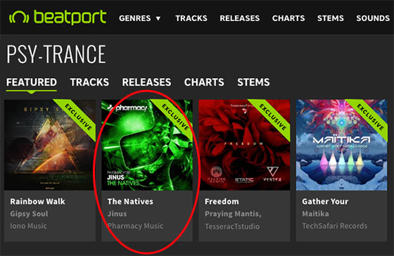 Jinus – The Natives is a Featured Release on Beatport