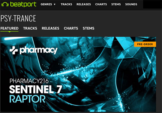 Sentinel 7 Raptor is a Featured Banner Release on Beatport