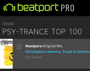 Christopher Lawrence & Fergie & Sadrian – Manipura is #33 on Beatport Chart